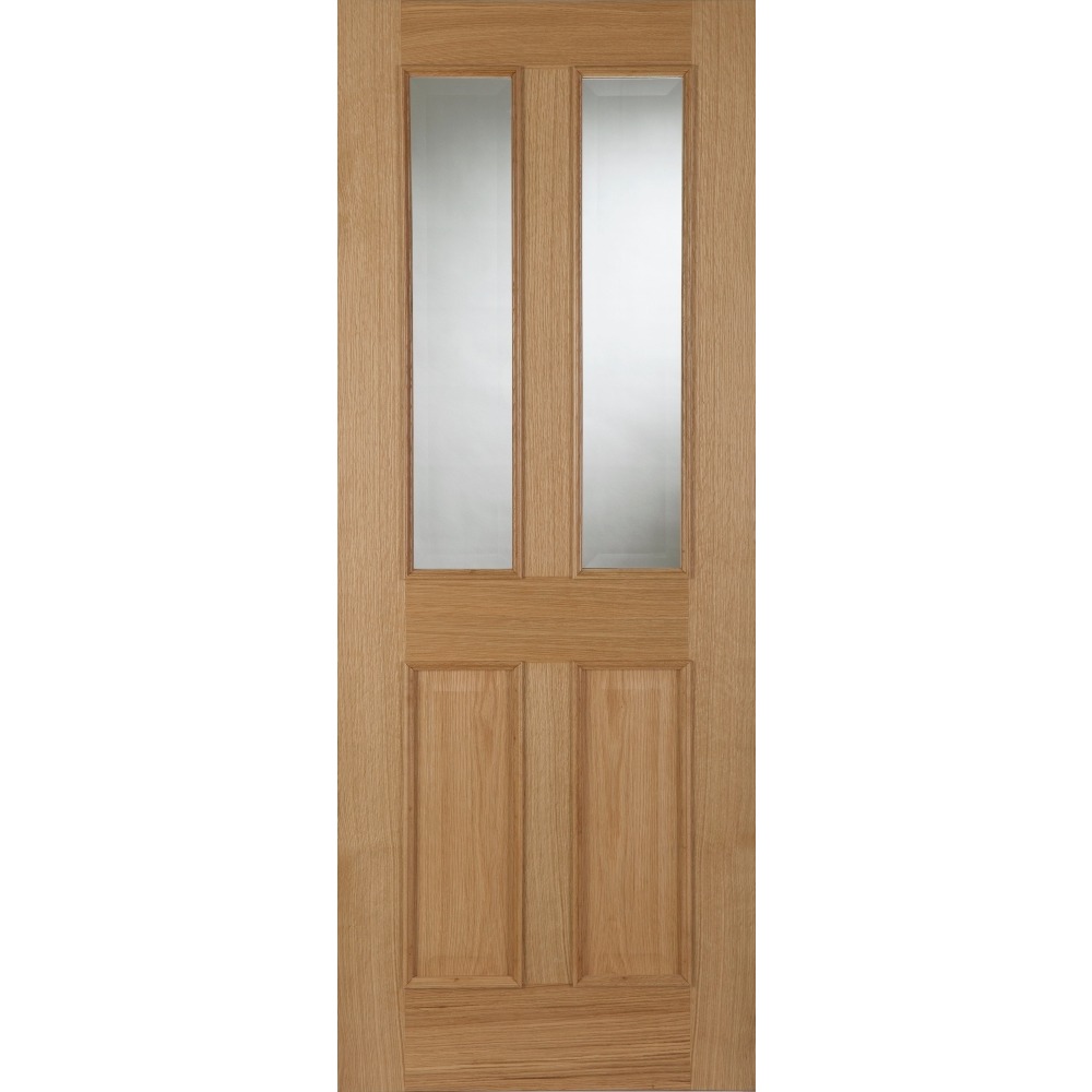 Internal Oak Oxfords 2 Light Glazed Door